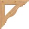 Ekena Millwork Funston Traditional Smooth Bracket, Western Red Cedar, 3 1/2"W x 22"D x 22"H BKT04X22X22FST01SWR - alternate 4